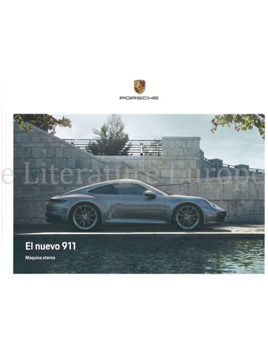 2020 PORSCHE 911 CARRERA HARDCOVER BROCHURE SPAANS