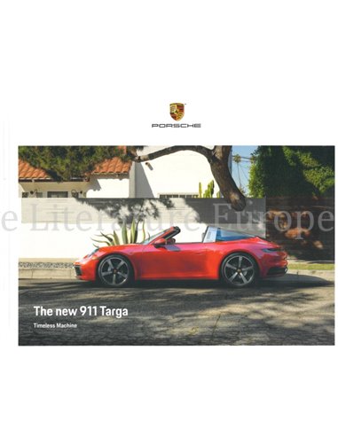 2021 PORSCHE 911 TARGA HARDCOVER PROSPEKT ENGLISCH (US)