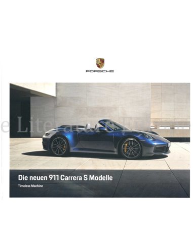 2020 PORSCHE 911 CARRERA S HARDCOVER PROSPEKT DEUTSCH