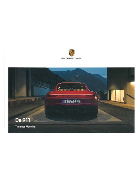 2022 PORSCHE 911 CARRERA |  TARGA HARDCOVER PROSPEKT NIEDERLÄNDISCH