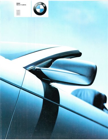 2002 BMW 3 SERIES CONVERTIBLE BROCHURE FRENCH