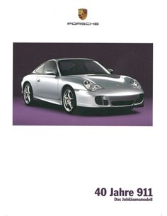 2004 PORSCHE: 40 JAAR 911 BROCHURE DUITS