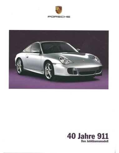 2004 PORSCHE: 40 JAHRE 911 PROSPEKT DEUTSCH