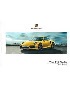 2018 PORSCHE 911 TURBO HARDCOVER BROCHURE ENGELS
