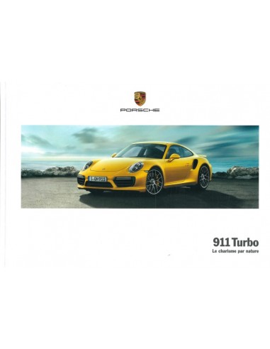 2018 PORSCHE 911 TURBO HARDCOVER BROCHURE FRANS