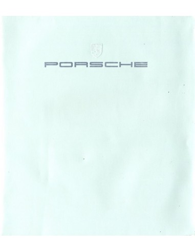 1984 PORSCHE PROGRAMMA BROCHURE NEDERLANDS
