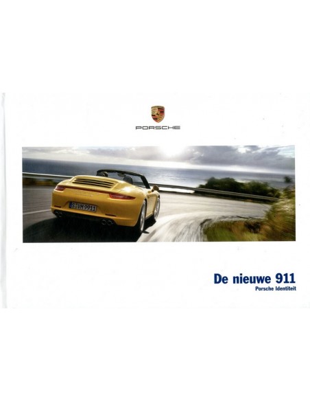 2013 PORSCHE 911 CARRERA HARDCOVER BROCHURE NEDERLANDS