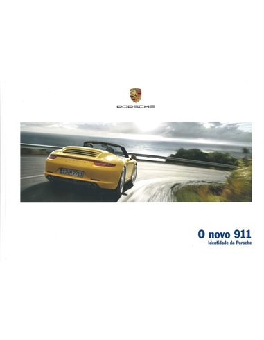 2014 PORSCHE 911 CARRERA HARDCOVER PROSPEKT PORTUGIESISCH
