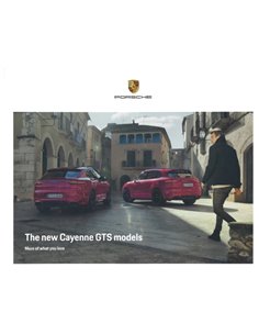 2021 PORSCHE CAYENNE GTS HARDBACK BROCHURE ENGLISH