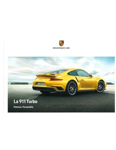 2018 PORSCHE 911 TURBO HARDCOVER BROCHURE ITALIAANS