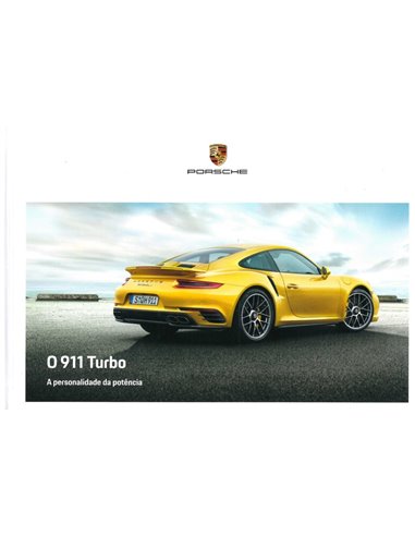 2018 PORSCHE 911 TURBO HARDCOVER PROSPEKT SPANISCH (PT/BR)