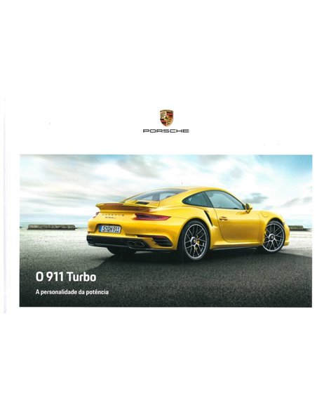 2018 PORSCHE 911 TURBO HARDCOVER PROSPEKT SPANISCH (PT/BR)
