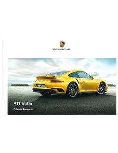 2018 PORSCHE 911 TURBO HARDBACK BROCHURE SPANISH