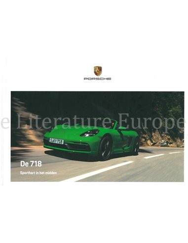 2021 PORSCHE 718 BOXTER | CAYMAN HARDCOVER PROSPEKT NIEDERLÄNDISCH