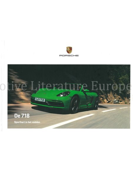 2021 PORSCHE 718 BOXTER | CAYMAN HARDCOVER PROSPEKT NIEDERLÄNDISCH
