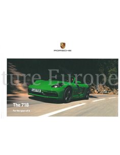 2021 PORSCHE 718 BOXTER | CAYMAN HARDCOVER PROSPEKT ENGLISCH (AU/NZ)