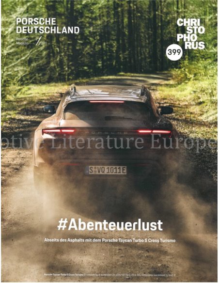 2021 PORSCHE CHRISTOPHORUS MAGAZINE 399 GERMAN