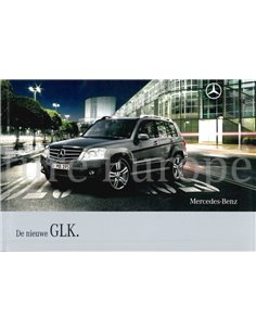 2008 MERCEDES BENZ GLK KLASSE BROCHURE NEDERLANDS