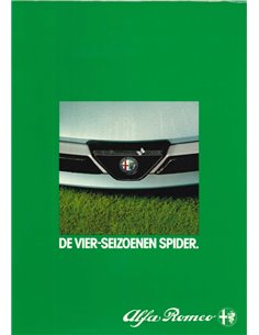 1985 ALFA ROMEO SPIDER BROCHURE DUTCH