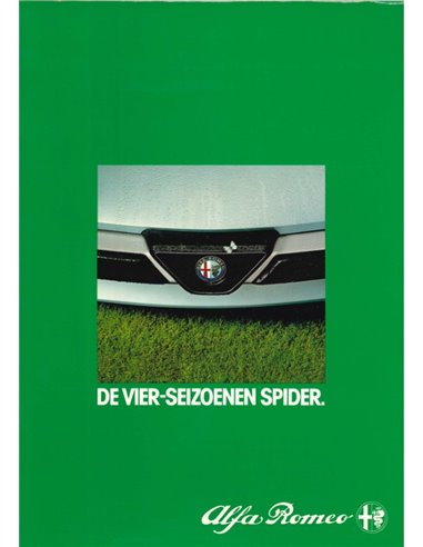 1985ALFA ROMEO SPIDER PROSPEKT NIEDERLANDISCH