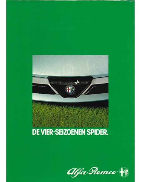 1985ALFA ROMEO SPIDER PROSPEKT NIEDERLANDISCH