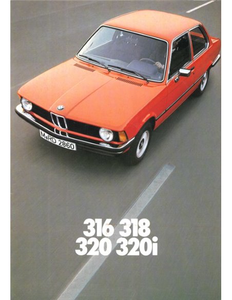 1976 BMW 3 SERIES BROCHURE ENGLISH