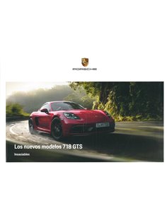 2018 PORSCHE 718 GTS BOXSTER | CAYMAN HARDCOVER BROCHURE ITALIAN