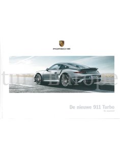 2014 PORSCHE 911 TURBO HARDCOVER BROCHURE DUTCH