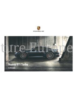 2021 PORSCHE 911 TURBO S HARDCOVER PROSPEKT SPANISCH