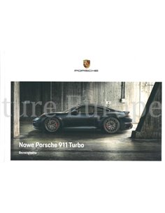 2021 PORSCHE 911 TURBO S HARDCOVER PROSPEKT POLNISCH