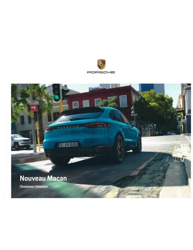 2019 PORSCHE MACAN HARDCOVER BROCHURE FRENCH