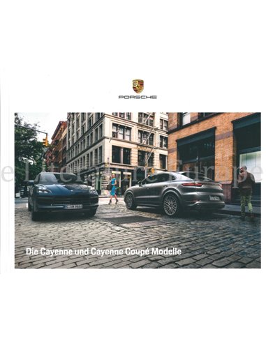 2021 PORSCHE CAYENNE & CAYENNE COUPE HARDCOVER BROCHURE DUITS