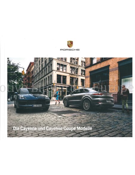 2021 PORSCHE CAYENNE & CAYENNE COUPE HARDCOVER BROCHURE DUITS