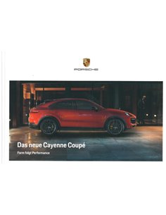 2020 PORSCHE CAYENNE COUPE HARDBACK BROCHURE GERMAN