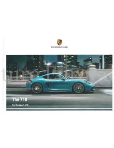 2020 PORSCHE 718 BOXTER | 718 CAYMAN HARDCOVER BROCHURE JAPANS