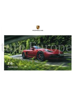2019 PORSCHE 718 BOXSTER | 718 CAYMAN HARDCOVER BROCHURE RUSSISCH