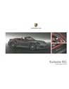 2015 PORSCHE 911 CARRERA EXCLUSIVE HARDCOVER BROCHURE DUITS