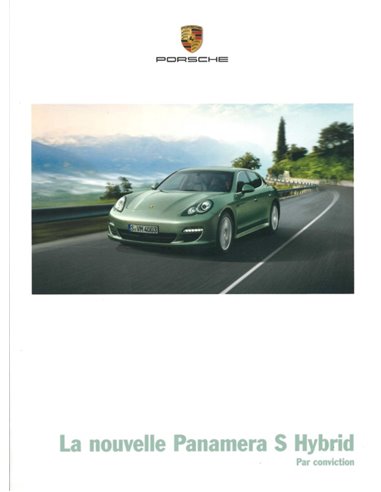 2012 PORSCHE PANAMERA S HYBRID BROCHURE FRANS
