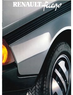 1982 RENAULT FUEGO BROCHURE NEDERLANDS