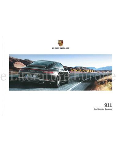 2018 PORSCHE 911 CARRERA / TARGA HARDCOVER BROCHURE FRANS