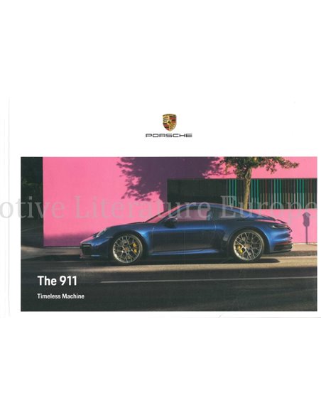 2020 PORSCHE 911 CARRERA HARDBACK BROCHURE ENGLISH