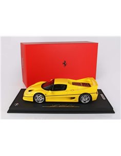 1995 FERRARI F50 COUPE GIALLO BBR MODELCAR 01/150 2