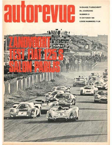 1969 AUTO REVUE MAGAZINE 21 NEDERLANDS