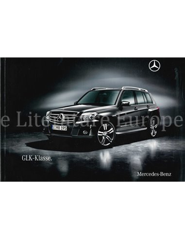 2009 MERCEDES BENZ GLK KLASSE PROSPEKT DEUTSCH