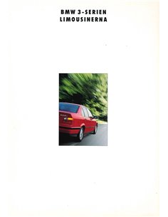 1993 BMW 3 SERIE BROCHURE ZWEEDS