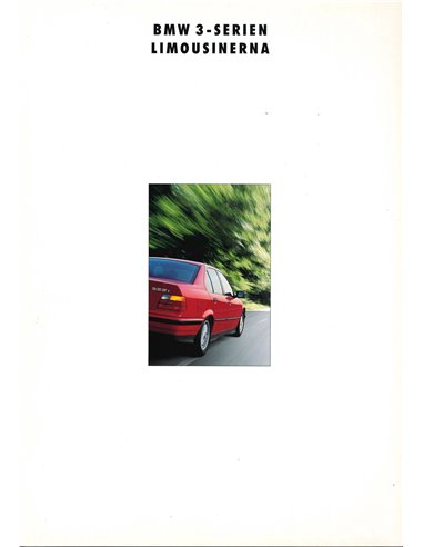 1992 BMW 3ER PROSPEKT SCHWEDISCH