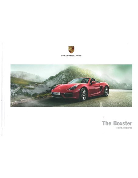 2015 PORSCHE BOXSTER HARDBACK BROCHURE ENGELS