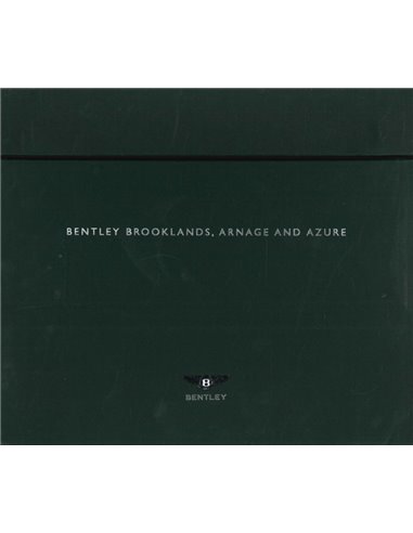 2007 BENTLEY BROOKLANDS | ARNAGE & AZURE BROCHURE BOX ENGELS