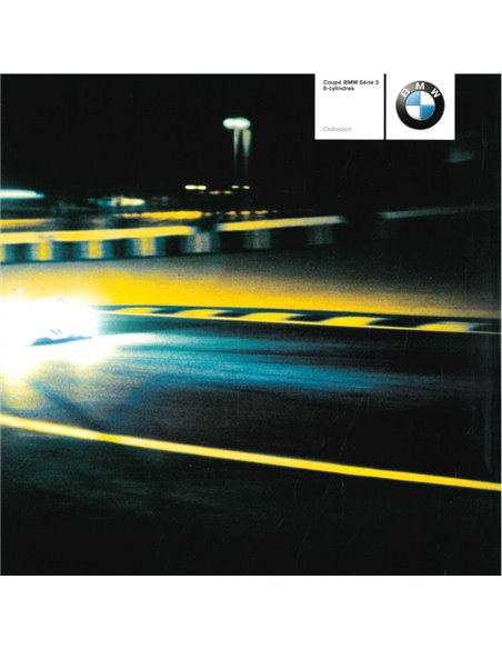 2002 BMW 3ER COUPÉ CLUBSPORT PROSPEKT FRANZÖSISCH