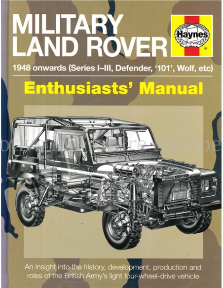 MILATARY LAND ROVER 1948 ONWARDS (SERIES I-III, DEFENDER, 101, WOLF ETC.)